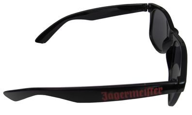 Jägermeister - Sonnenbrille mit schwarzen Bügel - Schriftzug - Filterkategorie 3