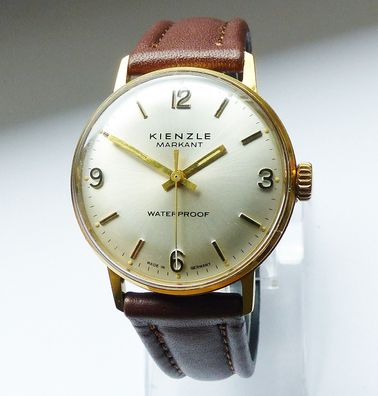 Schöne Kienzle Markant Bauhaus Herren Vintage Armbanduhr in Top Zustand