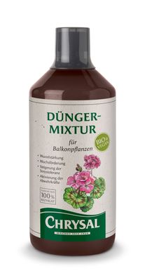 Chrysal Bio Dünger Mixtur Balkonpflanzen, 1 Liter