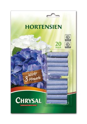 Chrysal Hortensien Düngestäbchen, 20 Stück