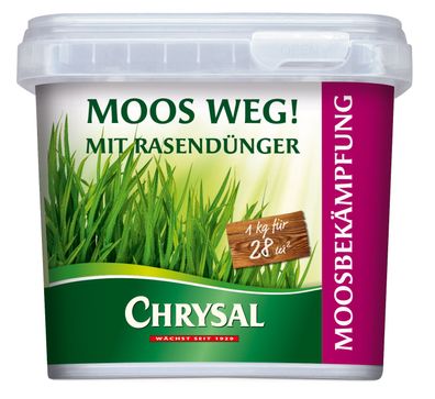 Chrysal Moos Weg! Mit Rasendünger, 1 kg