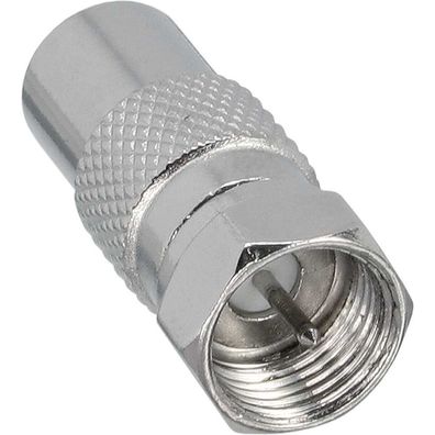 InLine® Adapter F-Stecker (SAT) auf IEC-Stecker (Antenne)