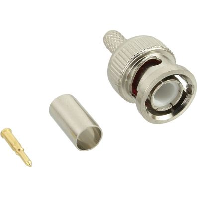 InLine® BNC Crimpstecker, RG59, für Video-Kabel