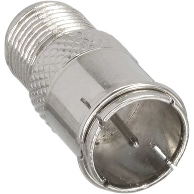 InLine® Adapter F-Quick-Stecker (SAT) auf F-Buchse (SAT)