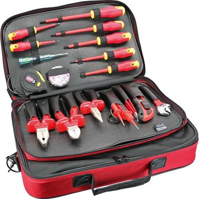 InLine® Profi Elektro Werkzeugtasche, 18-teilig