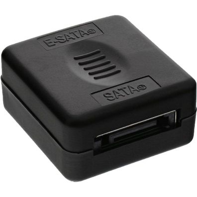 InLine® eSATA auf SATA Adapter, eSATA Buchse an SATA Buchse, schwarz