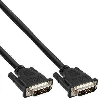 DVI-I Kabel, digital/ analog, 24 + 5 Stecker / Stecker, Dual Link, ohne Ferrite, 3m