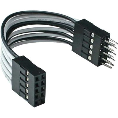 InLine® USB 2.0 Verlängerung, intern, 2x 5pol Pfostenstecker auf Pfostenbuchse,