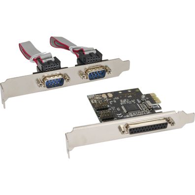 InLine® Schnittstellenkarte, 1x 25pol parallel + 2x 9pol seriell, PCIe (PCI-Expr