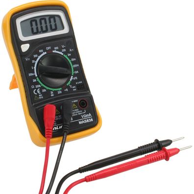 InLine® Multimeter, mit Temperatursensor und Transistormessung