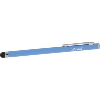 InLine® Stylus, Stift für Touchscreens von Smartphone und Tablet, blau, blau