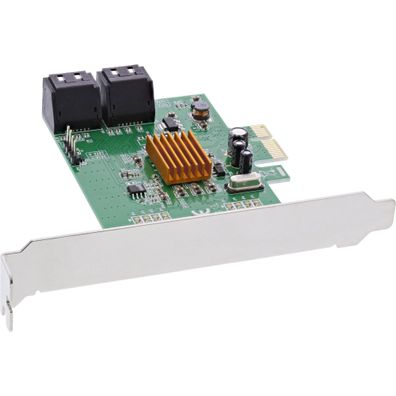 InLine® Schnittstellenkarte, 4x SATA 6Gb/ s, mit 4x SATA, PCIe 2.0 (PCI-Express)