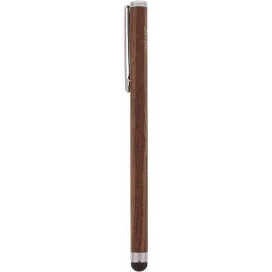 InLine® woodstylus, Stylus-Stift für Touchscreens, Walnuss/Metall, walnuss