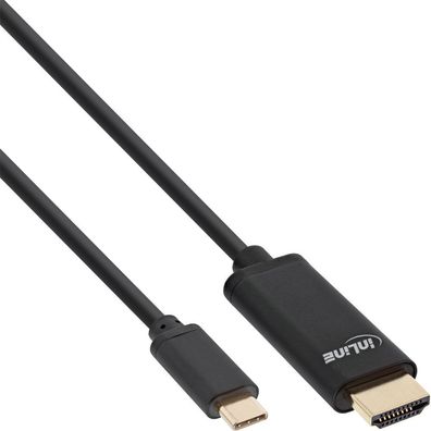 InLine® USB Display Kabel, USB Typ-C Stecker zu HDMI Stecker (DP Alt Mode), 4K2K