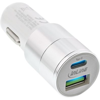USB KFZ Ladegerät Stromadapter Quick Charge 3.012/24VDC zu 5V DC/3AUSB-A + USB T