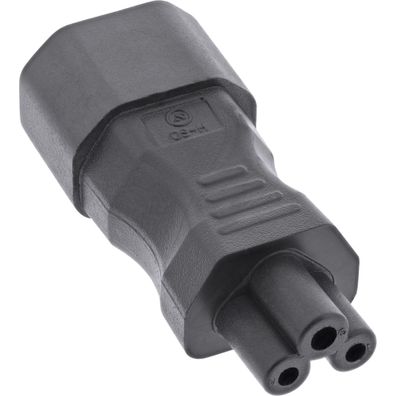 InLine® Netzadapter IEC 60320 C14 / C5, 3pol. Kaltgeräte / Notebook