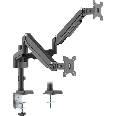 InLine® Tischhalterung mit Lifter, beweglich, für zwei Monitore bis 82cm (32Zoll