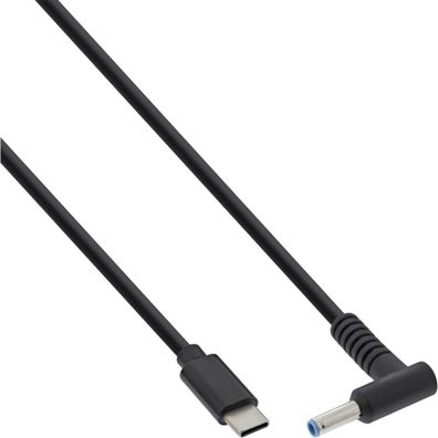 InLine® USB Typ-C zu HP Notebook (rund/ klein) Ladekabel, 2m