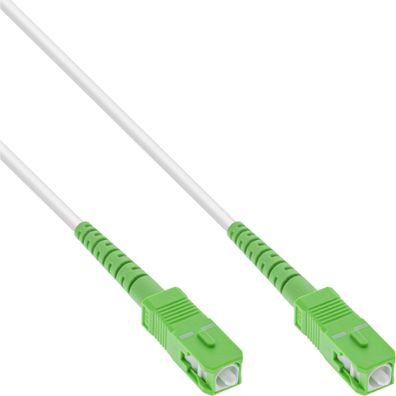 InLine® LWL Simplex Kabel, FTTH, SC/ APC 8° zu SC/ APC 8°, 9/125µm, OS2, 25m