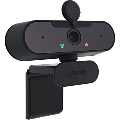 InLine® Webcam FullHD 1920x1080/30Hz mit Autofokus, USB Typ-C Anschlusskabel