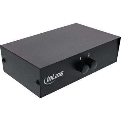 InLine® AV Umschalter manuell 2-port, 3x Cinch IN/ OUT