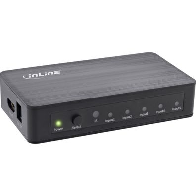 InLine® HDMI Switch, 5-fach, 4K2K@60Hz, HDCP 2.2