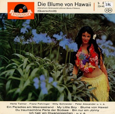 7" Cover Die Blume von Hawaii