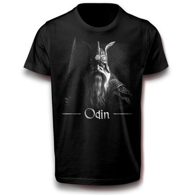 Design des nordischen Gottes Odin Walhalla Wikinger Kämpfer Mythologie T-Shirt