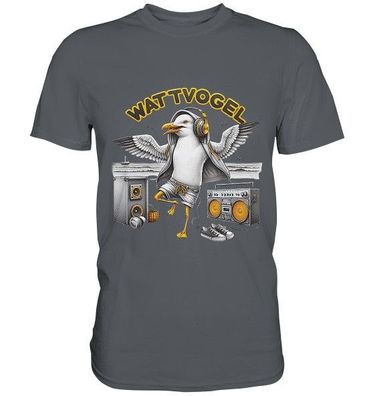 Herren T-Shirt Möwe Wattvogel® 100% Baumwollgewebe
