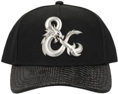 Offizielle Dungeons & Dragons Schwarze Cap mit D&D Metall-Badge - Import aus Kanada