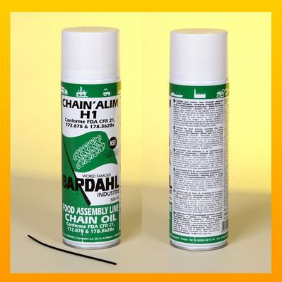 Bardahl CHAIN' ALIM H1 Kettenspray für die Nahrungsmittelindustrie - 500 ml