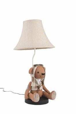 Lampe "Charles" Der abenteuerlustige Bär, von Happy Lamps, Handarbeit, Höhe 61cm