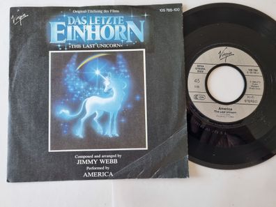 America - The last unicorn 7'' Vinyl Germany