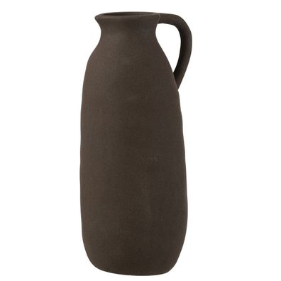 J-Line Vase Krug Keramik Schwarz Groß ? 36,00 cm hoch