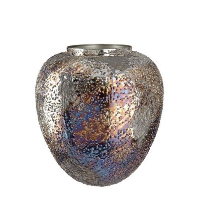 Metall-Dekovase "Pavone", H 27 cm, von Gilde