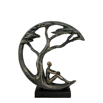 Poly Skulptur "Shadow", H32cm, von Gilde