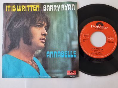 Barry Ryan - It is written 7'' Vinyl Germany
