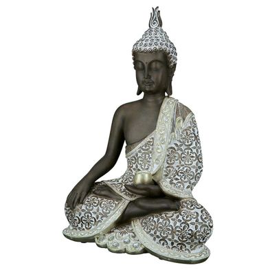 Poly Buddha "Mangala", H35cm, von Gilde