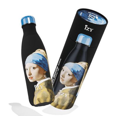 IZY Bottle, Trinkflasche - isoliert, Design "Mädchen mit Perlenohrring" -