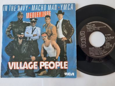 Village People - Medley 1986 (In the navy/ Macho man/ Y.M.C.A.) 7'' Vinyl Sweden