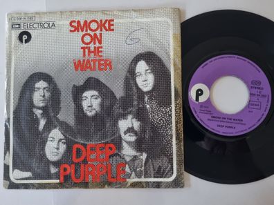 Deep Purple - Smoke on the water 7'' Vinyl Germany 2 Different Versions
