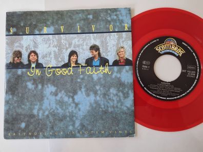 Survivor - In good faith 7'' Vinyl Germany RED VINYL