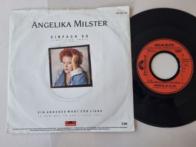 Angelika Milster - Einfach so 7'' Vinyl Germany/ CV ABBA/ Gemini - Just like that