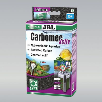JBL Carbomec activ Hochleistungs-Aktivkohle f?r S??wasser 400 g Filtermaterial