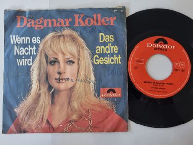 Dagmar Koller - Wenn es Nacht wird 7'' Vinyl Germany
