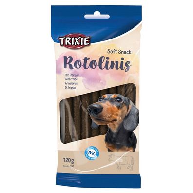Trixie Rotolinis Pansen 120g 12 St?ck 12 cm Hundesnack Kau Snack Leckerlie Hund
