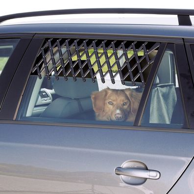 Trixie Frischluftgitter grösse verstellbar Hund Katze Unterwegs Transport