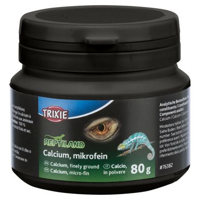 Trixie Calcium mikrofein 80 g f?r Reptilien carnivore Amphibien Reptilien