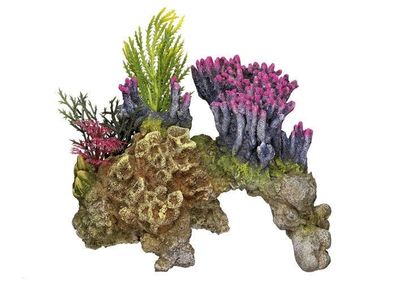 Nobby Aqua Ornaments "KORALLE" mit Pflanzen15,5 x 9 x 10,5 cm Aquarium Fisch