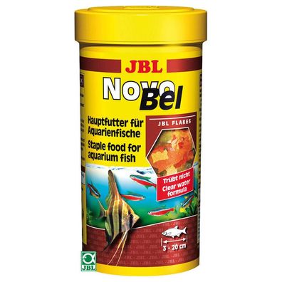 JBL NovoBel 250 ml Fischfutter Flockenfutter Fische Aquarium Alleinfuttermittel